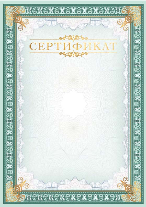 Сертификат 2